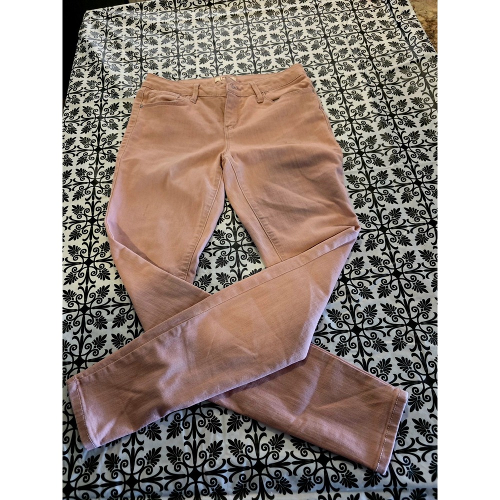 Lei. Vintage 90s Skiny Jeans. Girls Junior.  Size 5 Reg. Pink Salmon Excellent
